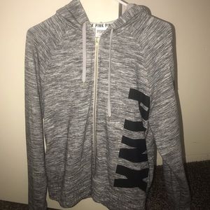 VS Pink zip up jacket